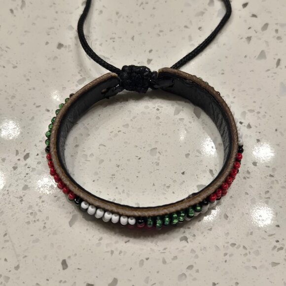 Leather Kenyan Bracelet - Picture 2 of 10